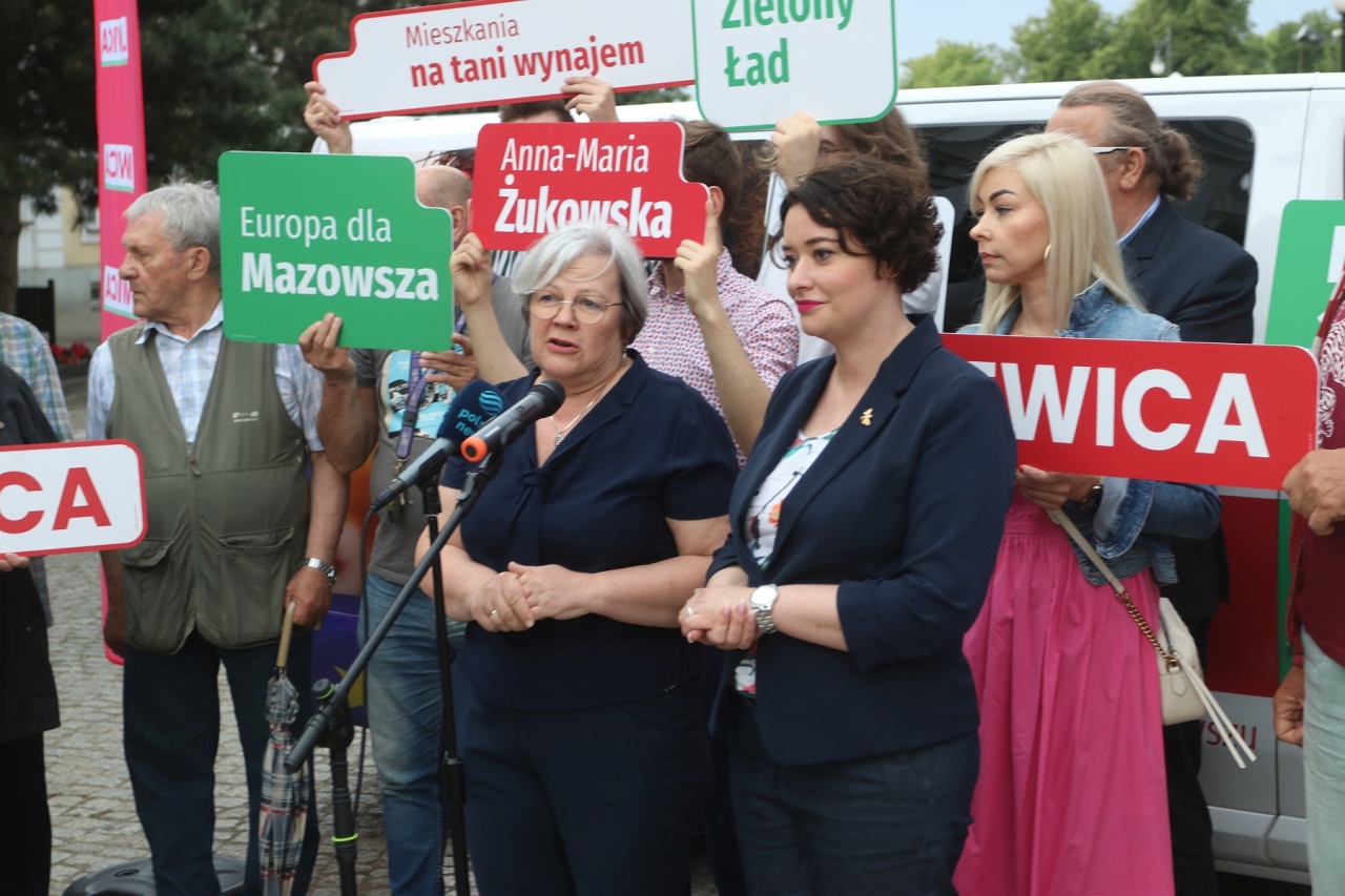 Konferencja Lewicy w Ostrołęce [25.05.2024] - zdjęcie #4 - eOstroleka.pl