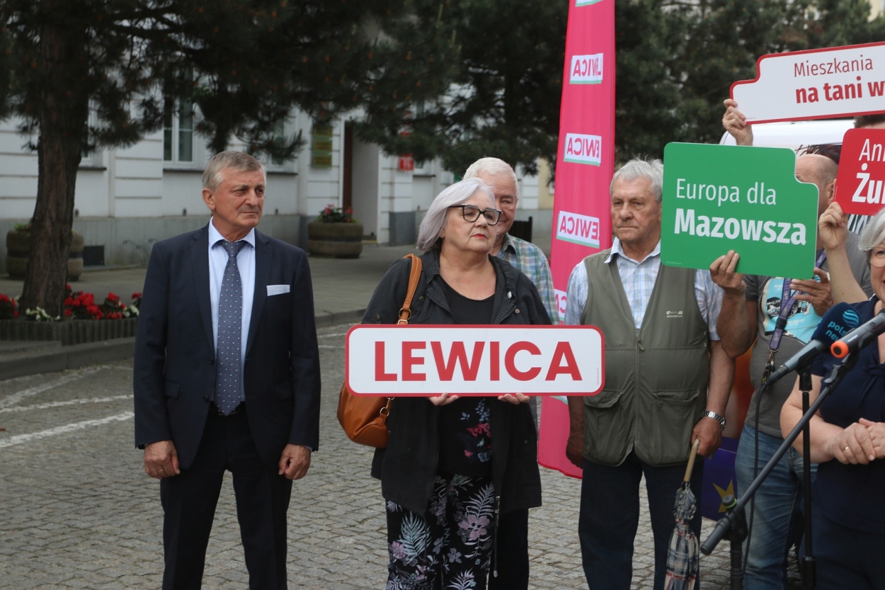 Konferencja Lewicy w Ostrołęce [25.05.2024] - zdjęcie #3 - eOstroleka.pl