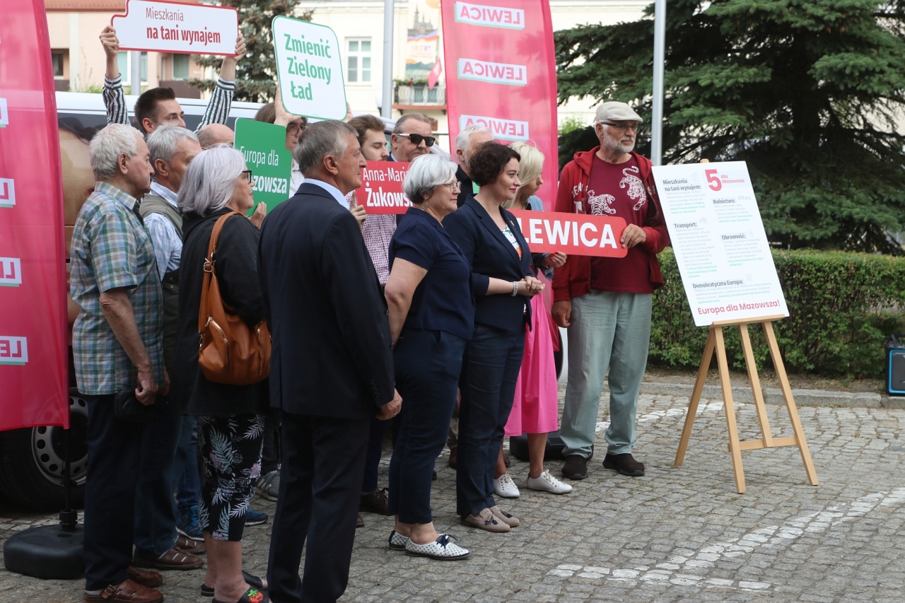 Konferencja Lewicy w Ostrołęce [25.05.2024] - zdjęcie #2 - eOstroleka.pl