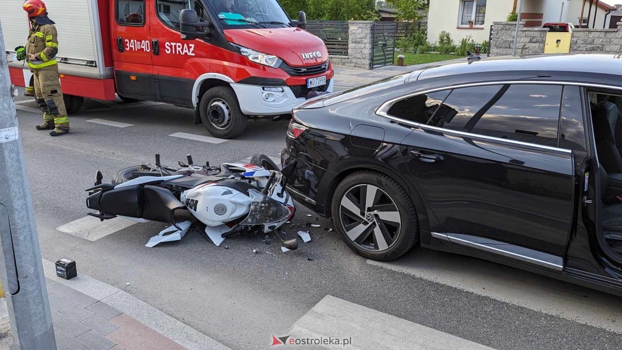 Wypadek w Ostrołęce [26.05.2024] - zdjęcie #3 - eOstroleka.pl
