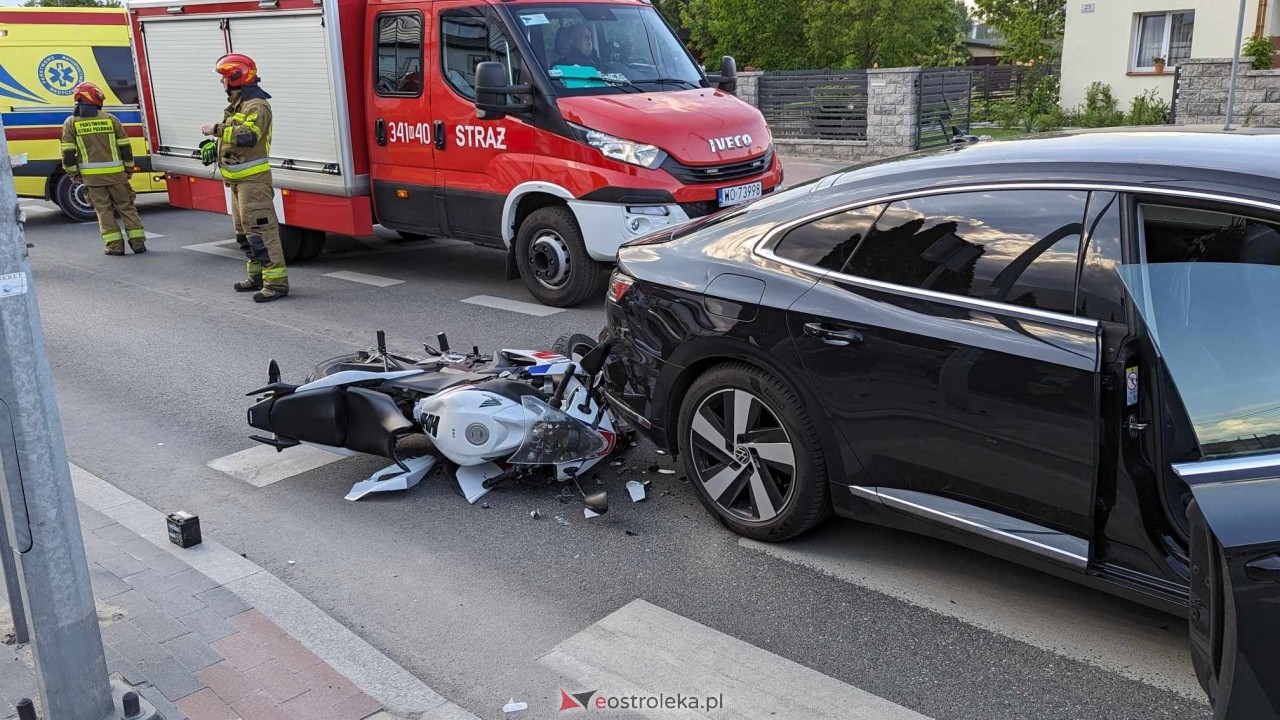 Wypadek w Ostrołęce [26.05.2024] - zdjęcie #2 - eOstroleka.pl