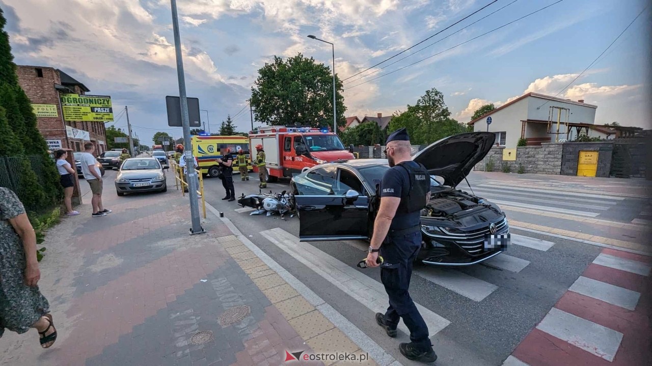 Wypadek w Ostrołęce [26.05.2024] - zdjęcie #1 - eOstroleka.pl