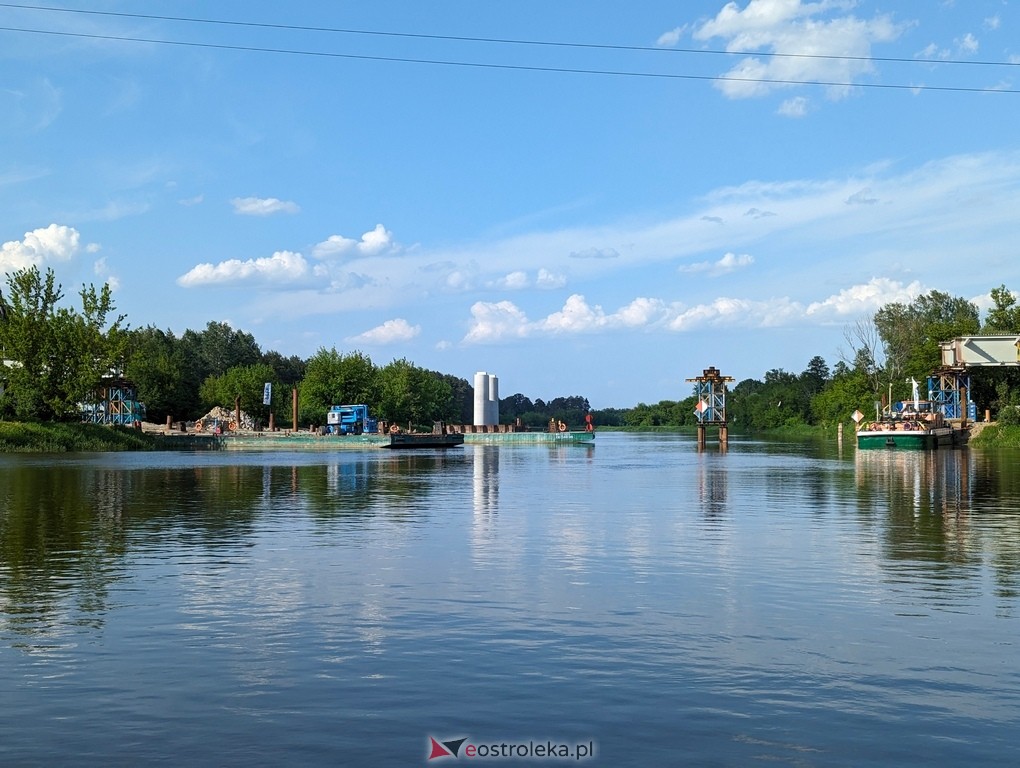 Budowa mostu w Teodorowie: Zdjęcia z perspektywy rzeki Narew [26.05.2024] - zdjęcie #24 - eOstroleka.pl