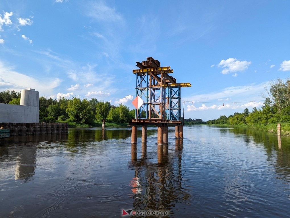 Budowa mostu w Teodorowie: Zdjęcia z perspektywy rzeki Narew [26.05.2024] - zdjęcie #15 - eOstroleka.pl