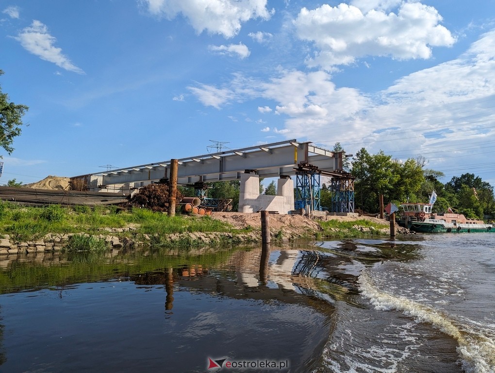 Budowa mostu w Teodorowie: Zdjęcia z perspektywy rzeki Narew [26.05.2024] - zdjęcie #5 - eOstroleka.pl