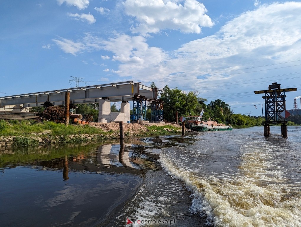 Budowa mostu w Teodorowie: Zdjęcia z perspektywy rzeki Narew [26.05.2024] - zdjęcie #4 - eOstroleka.pl