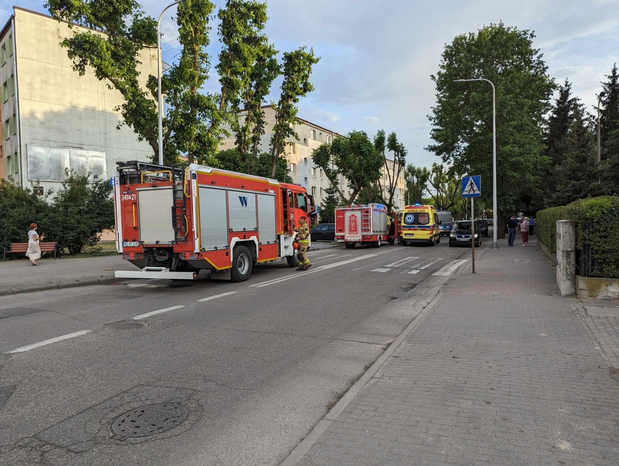 Potrącenie przy Sienkiewicza [29.05.2024] - zdjęcie #16 - eOstroleka.pl