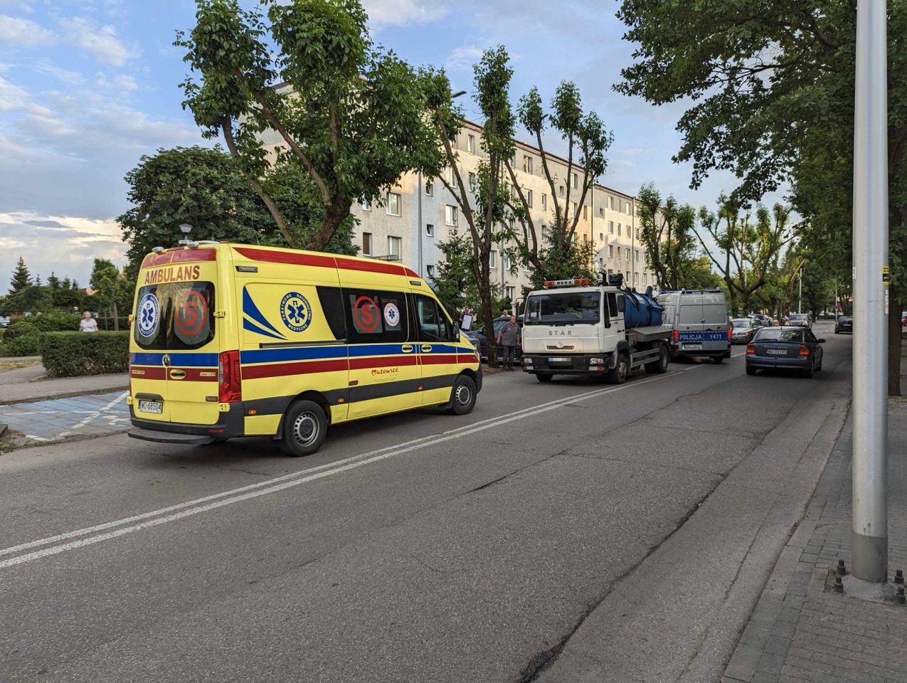 Potrącenie przy Sienkiewicza [29.05.2024] - zdjęcie #11 - eOstroleka.pl