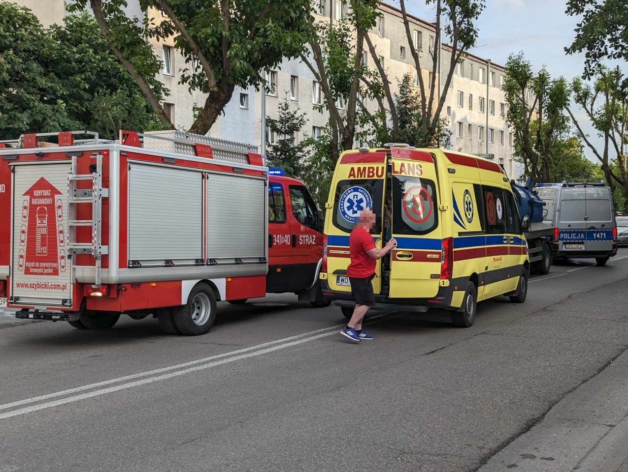 Potrącenie przy Sienkiewicza [29.05.2024] - zdjęcie #10 - eOstroleka.pl