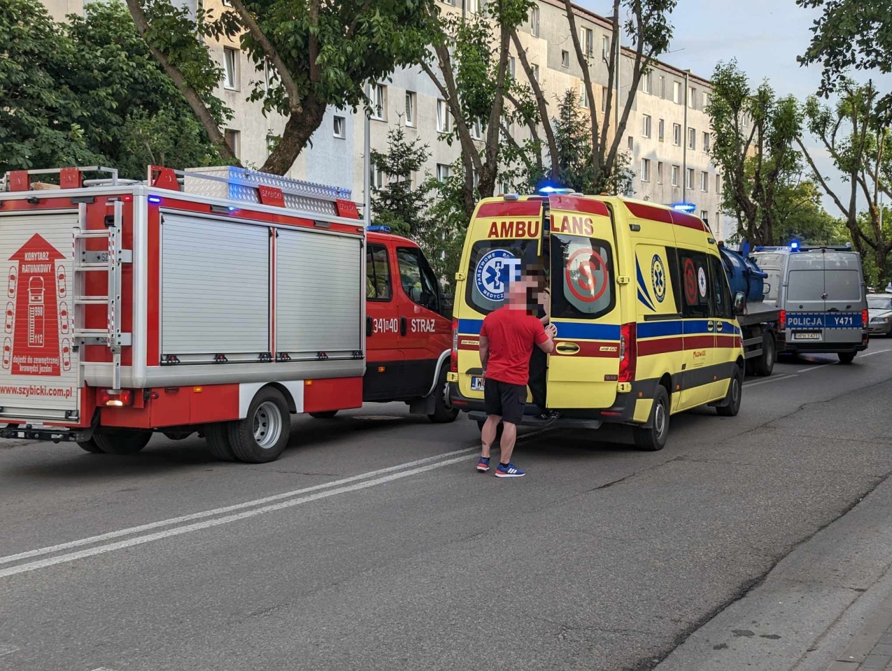 Potrącenie przy Sienkiewicza [29.05.2024] - zdjęcie #2 - eOstroleka.pl