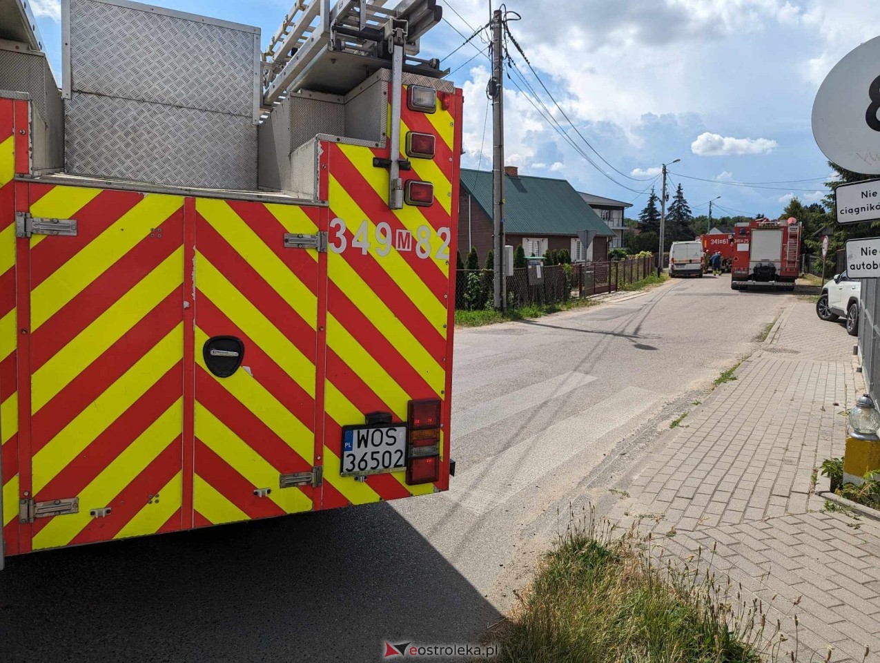 Uszkodzony przewód gazowy w Tobolicach [01.06.2024] - zdjęcie #2 - eOstroleka.pl