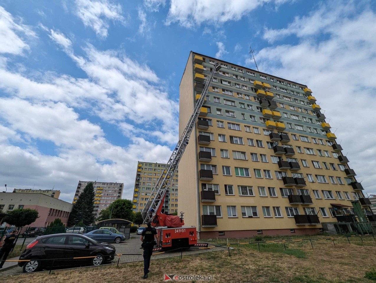 Akcja ratowania kota w Ostrołęce [04.06.2024] - zdjęcie #18 - eOstroleka.pl