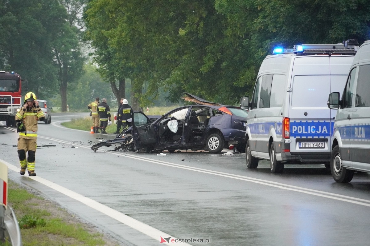 Śmiertelny wypadek w Kordowie na dk-61 [06.06.2024] - zdjęcie #15 - eOstroleka.pl
