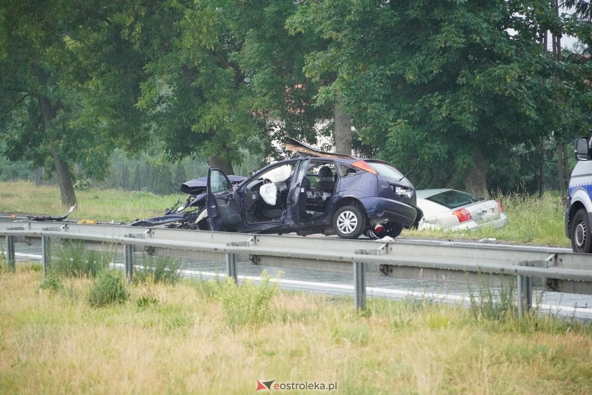 Śmiertelny wypadek w Kordowie na dk-61 [06.06.2024] - zdjęcie #12 - eOstroleka.pl