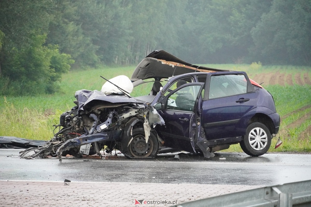 Śmiertelny wypadek w Kordowie na dk-61 [06.06.2024] - zdjęcie #10 - eOstroleka.pl