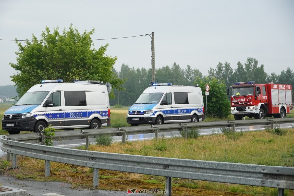 Śmiertelny wypadek w Kordowie na dk-61 [06.06.2024] - zdjęcie #7 - eOstroleka.pl