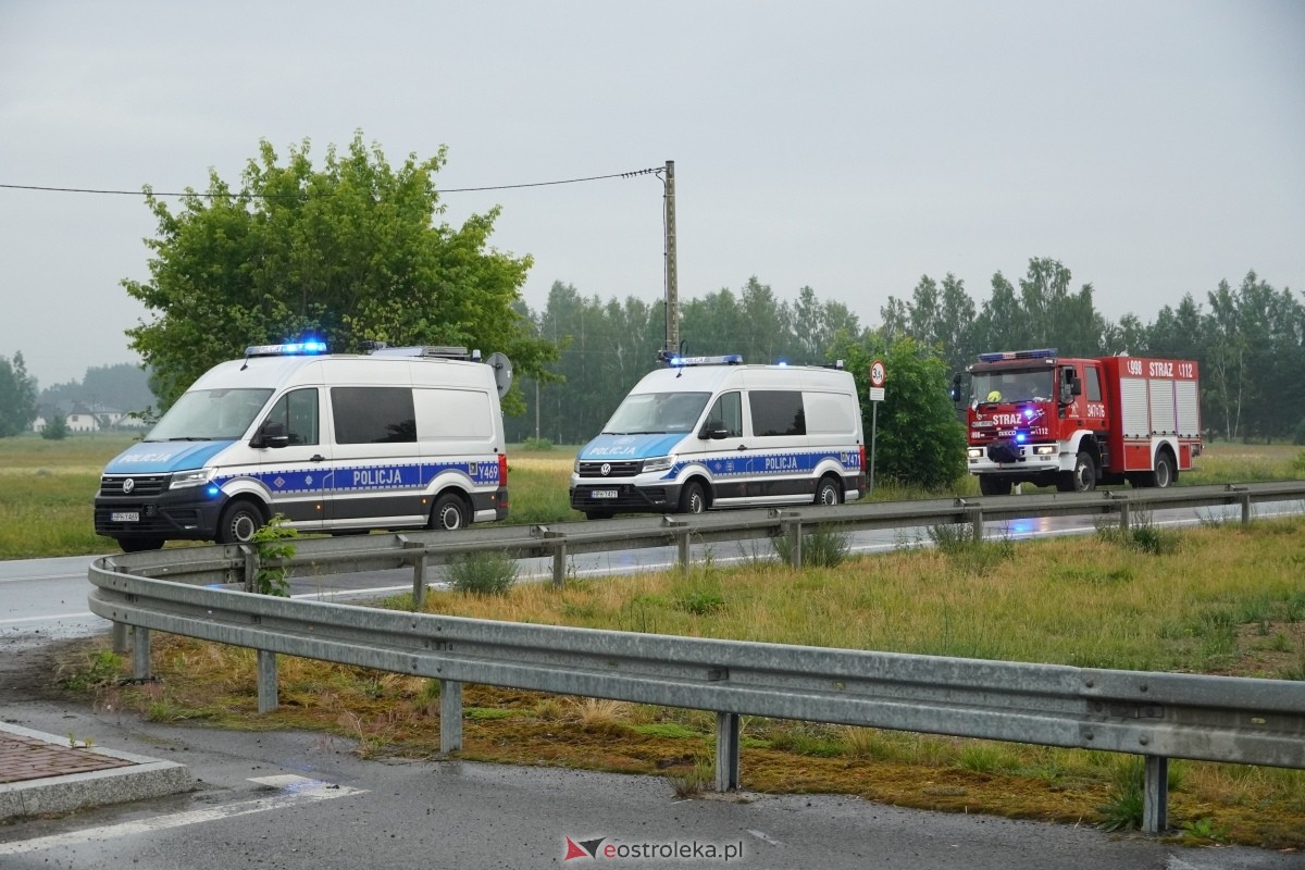 Śmiertelny wypadek w Kordowie na dk-61 [06.06.2024] - zdjęcie #6 - eOstroleka.pl