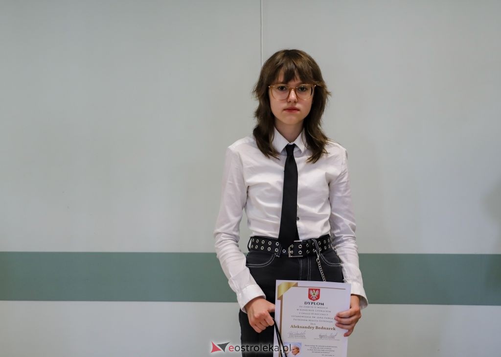 Rozstrzygnięcie konkursu literackiego o św. Janie Pawle II [07.06.2024] - zdjęcie #2 - eOstroleka.pl