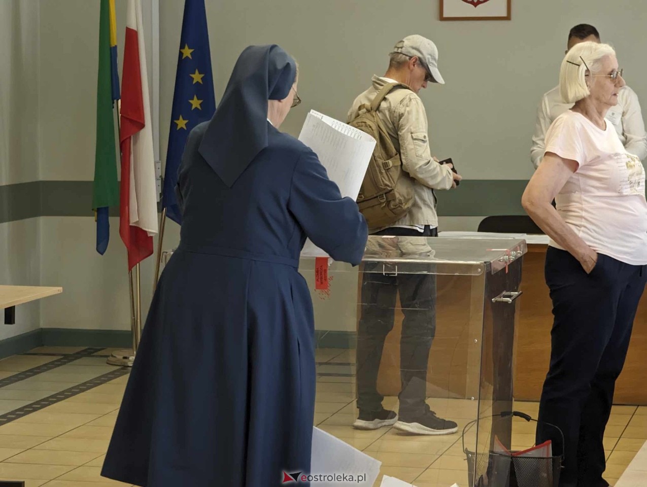 Wybory do Parlamentu Europejskiego w Ostrołęce [09.06.2024] - zdjęcie #8 - eOstroleka.pl