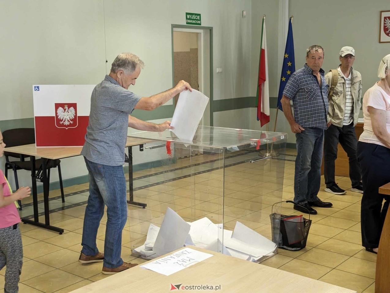 Wybory do Parlamentu Europejskiego w Ostrołęce [09.06.2024] - zdjęcie #5 - eOstroleka.pl