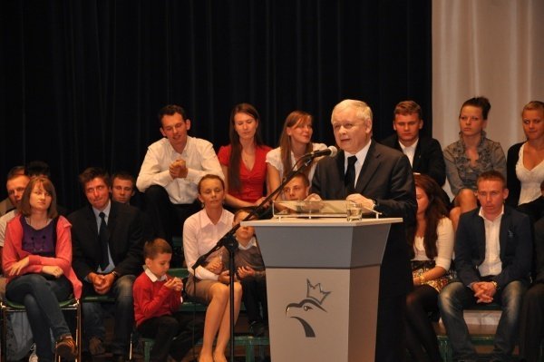 Jarosław Kaczyński w Ostrołęce (3 VII 2011) - zdjęcie #9 - eOstroleka.pl