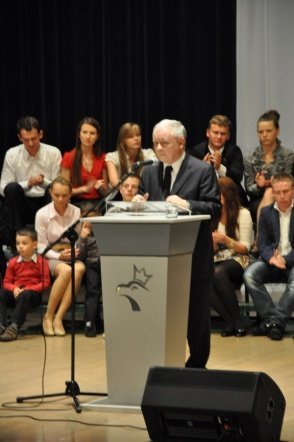 Jarosław Kaczyński w Ostrołęce (3 VII 2011) - zdjęcie #16 - eOstroleka.pl