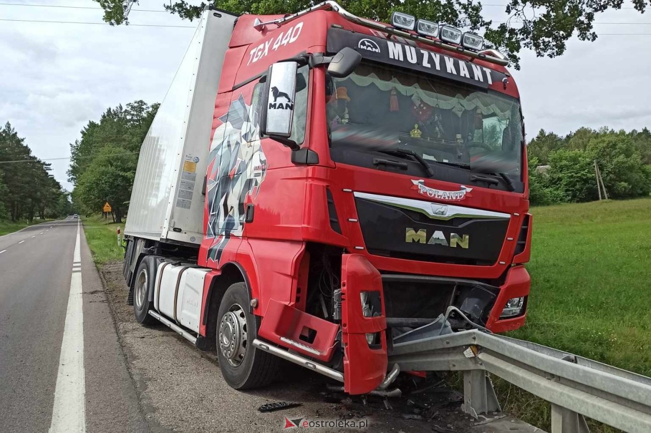 Wypadek na DK-61 w Żebrach Perosach [12.06.2024] - zdjęcie #7 - eOstroleka.pl