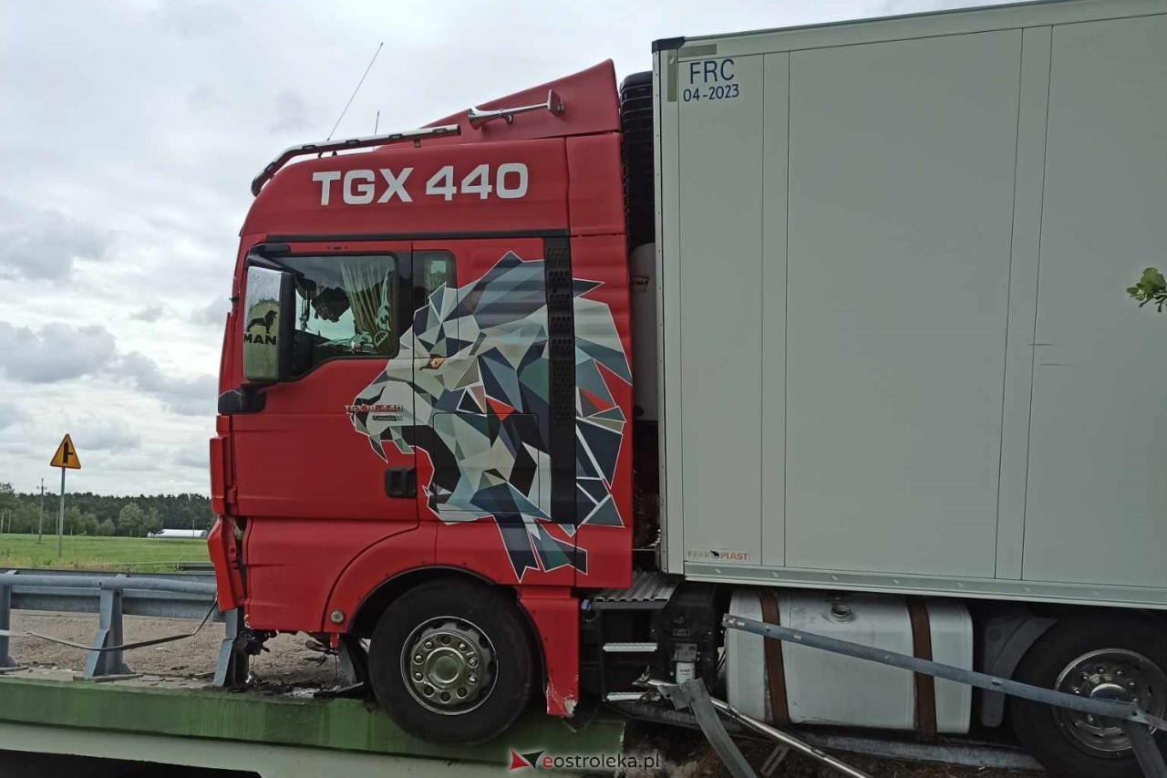 Wypadek na DK-61 w Żebrach Perosach [12.06.2024] - zdjęcie #8 - eOstroleka.pl