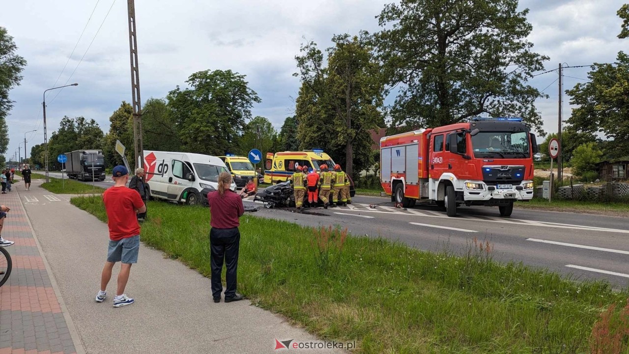 Wypadek na ulicy Traugutta w Ostrołęce [13.06.2024] - zdjęcie #13 - eOstroleka.pl