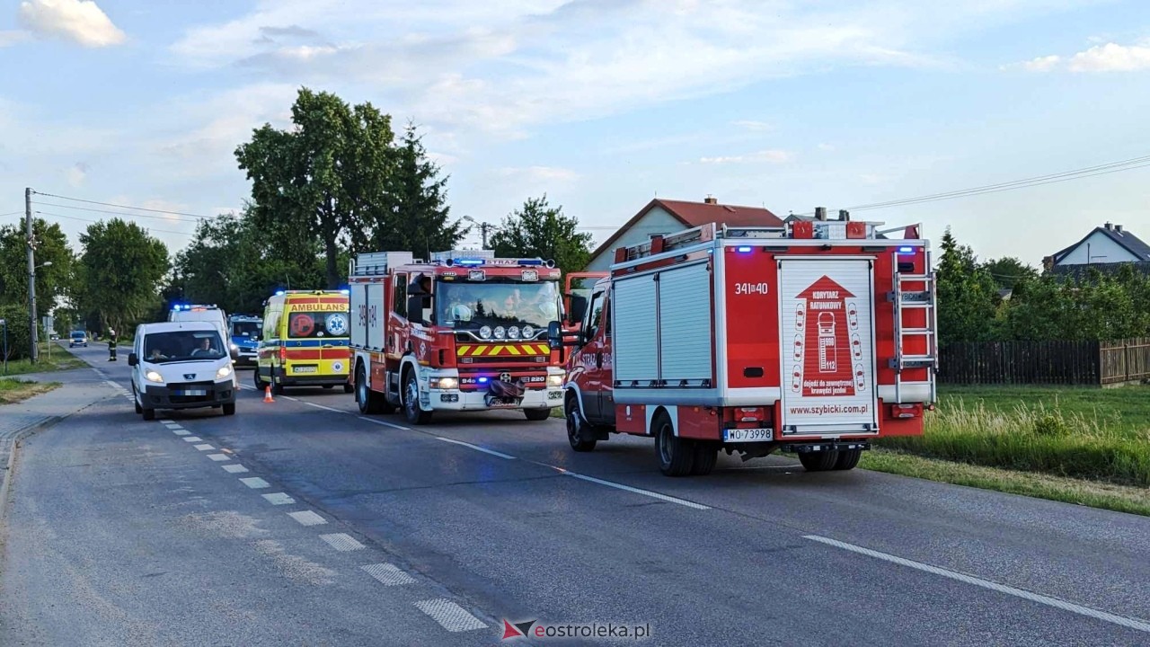 Wypadek w Borawem [17.06.2024] - zdjęcie #6 - eOstroleka.pl