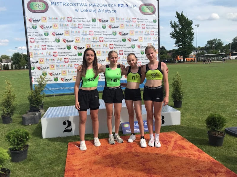 Zawodnicy UKS Clan z kolejnymi rekordami w Mistrzostwach Mazowsza U14 [15.06.2024] - zdjęcie #9 - eOstroleka.pl