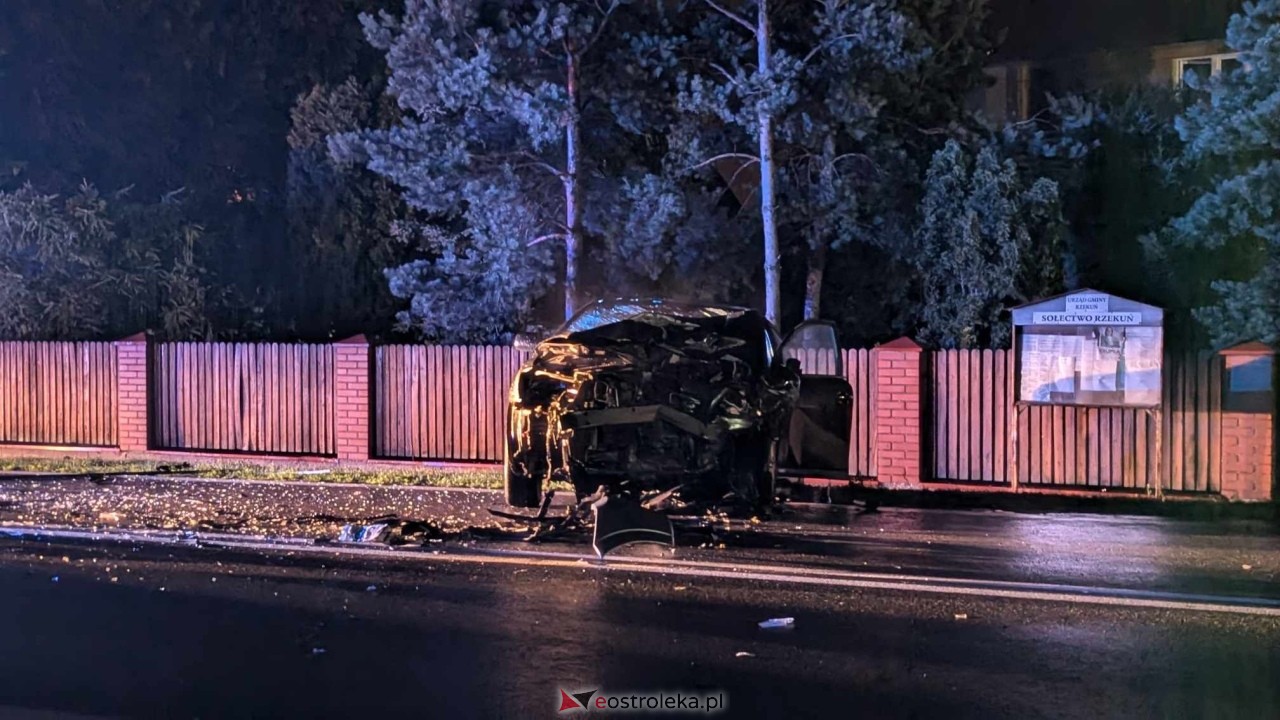 Wypadek w Rzekuniu [19.06.2024] - zdjęcie #4 - eOstroleka.pl