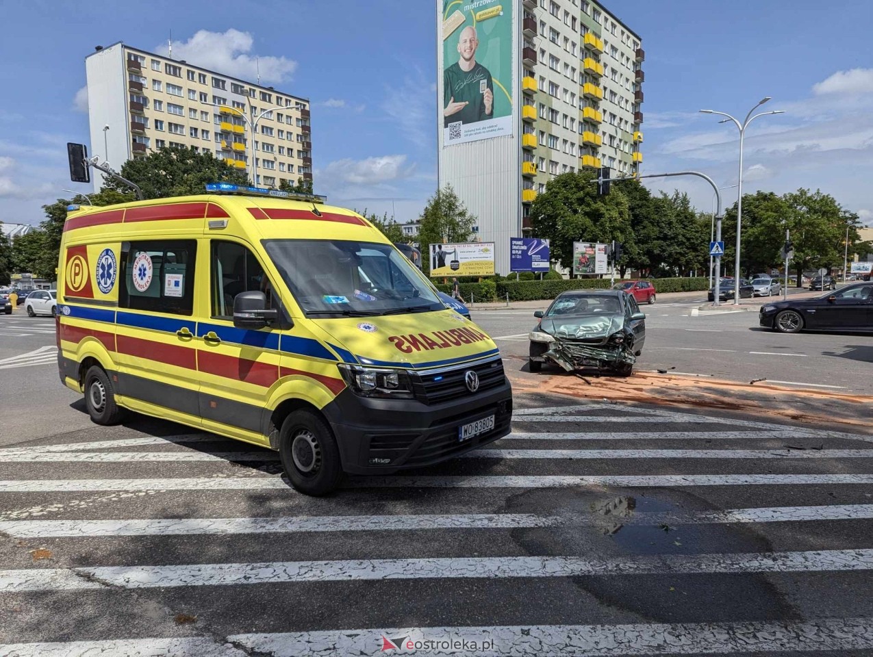 Wypadek w Ostrołęce [22.06.2024] - zdjęcie #17 - eOstroleka.pl