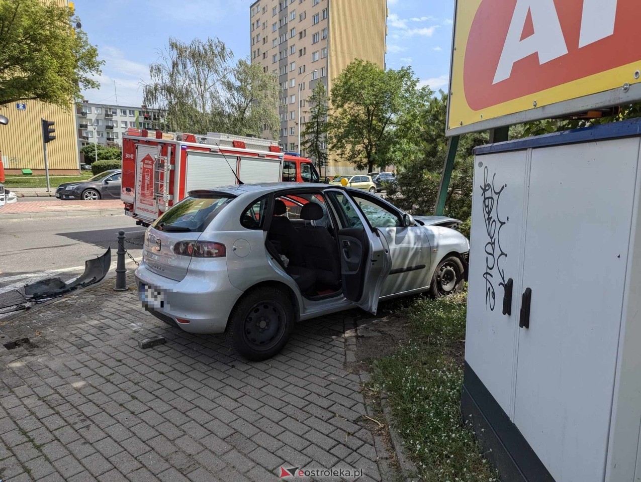 Wypadek w Ostrołęce [22.06.2024] - zdjęcie #16 - eOstroleka.pl