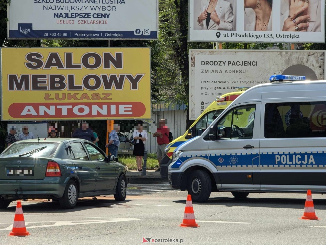 Wypadek w Ostrołęce [22.06.2024] - zdjęcie #14 - eOstroleka.pl