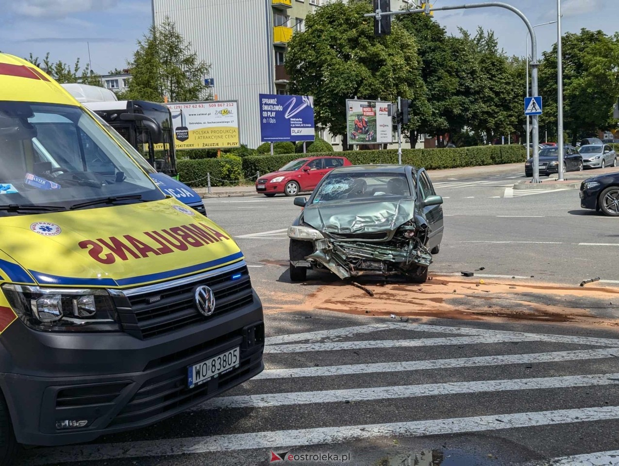 Wypadek w Ostrołęce [22.06.2024] - zdjęcie #12 - eOstroleka.pl