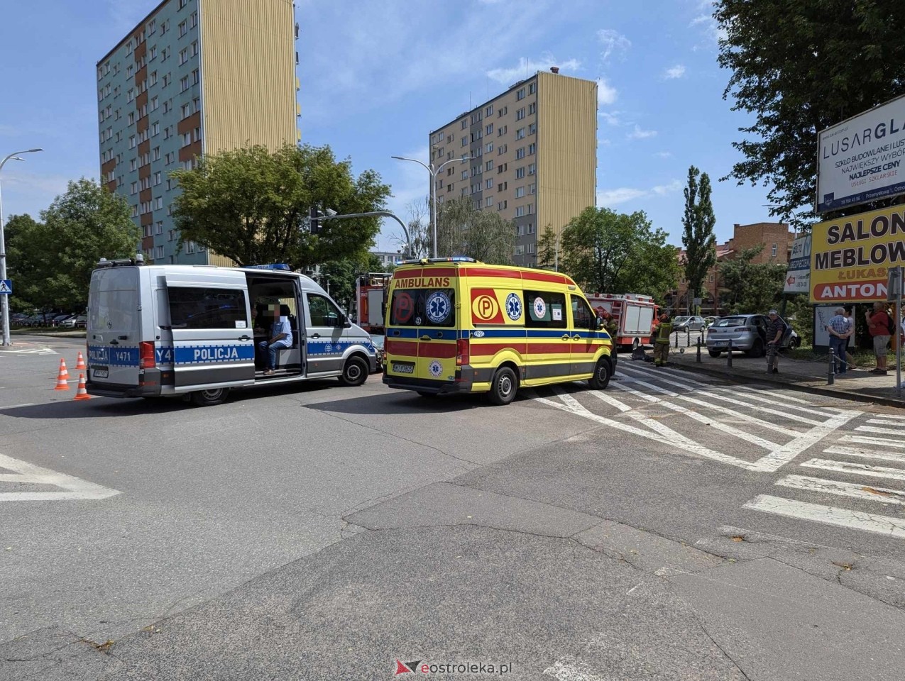 Wypadek w Ostrołęce [22.06.2024] - zdjęcie #10 - eOstroleka.pl