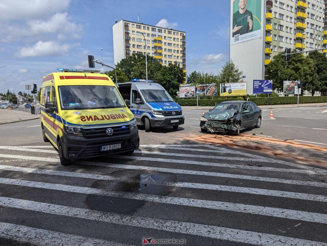 Wypadek w Ostrołęce [22.06.2024] - zdjęcie #8 - eOstroleka.pl