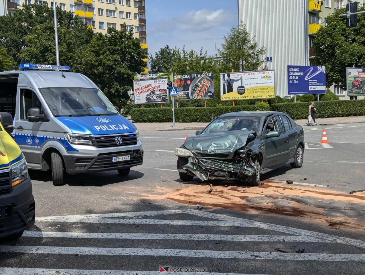 Wypadek w Ostrołęce [22.06.2024] - zdjęcie #7 - eOstroleka.pl