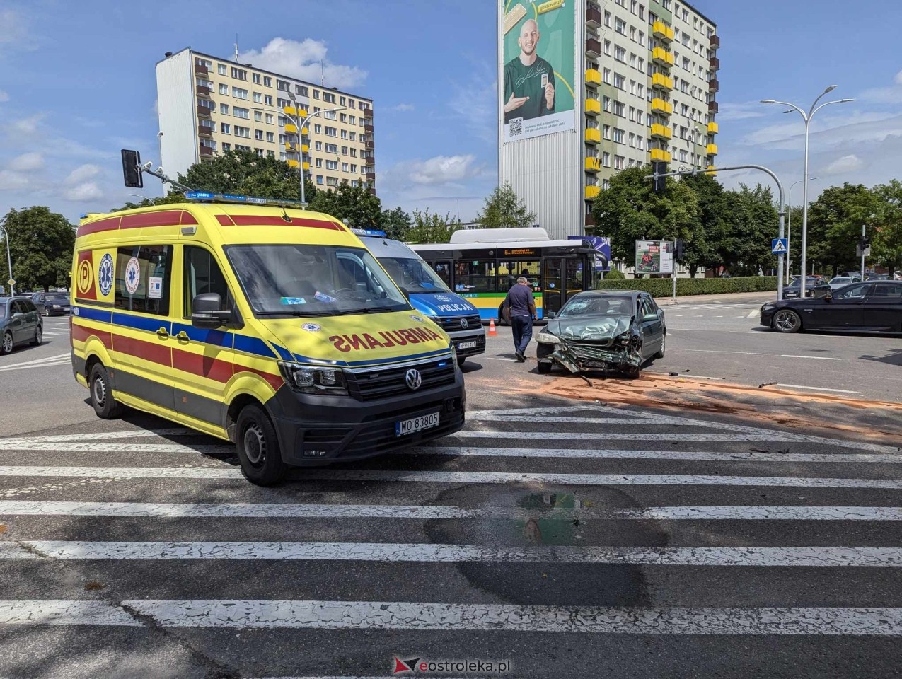 Wypadek w Ostrołęce [22.06.2024] - zdjęcie #5 - eOstroleka.pl