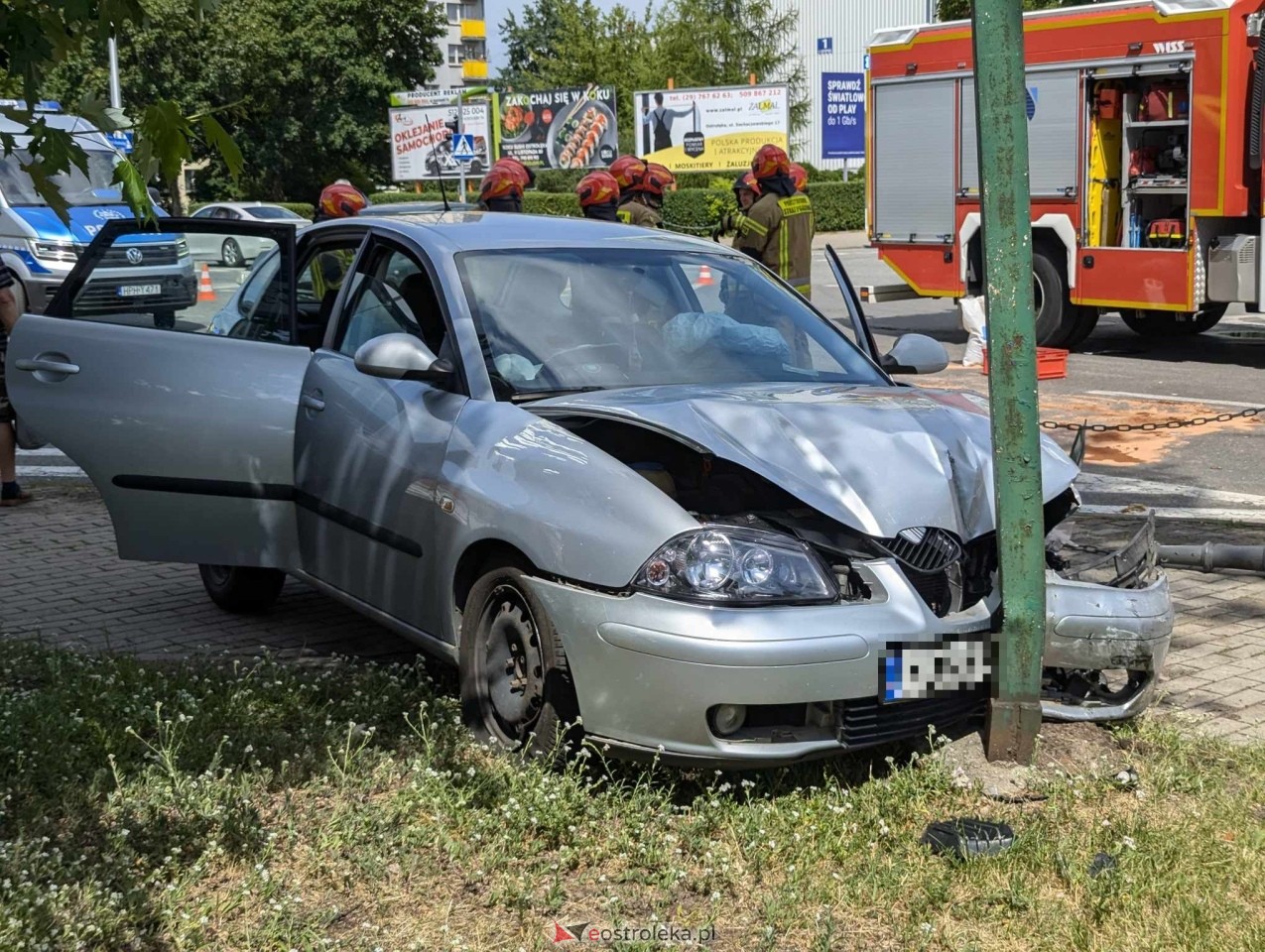 Wypadek w Ostrołęce [22.06.2024] - zdjęcie #4 - eOstroleka.pl