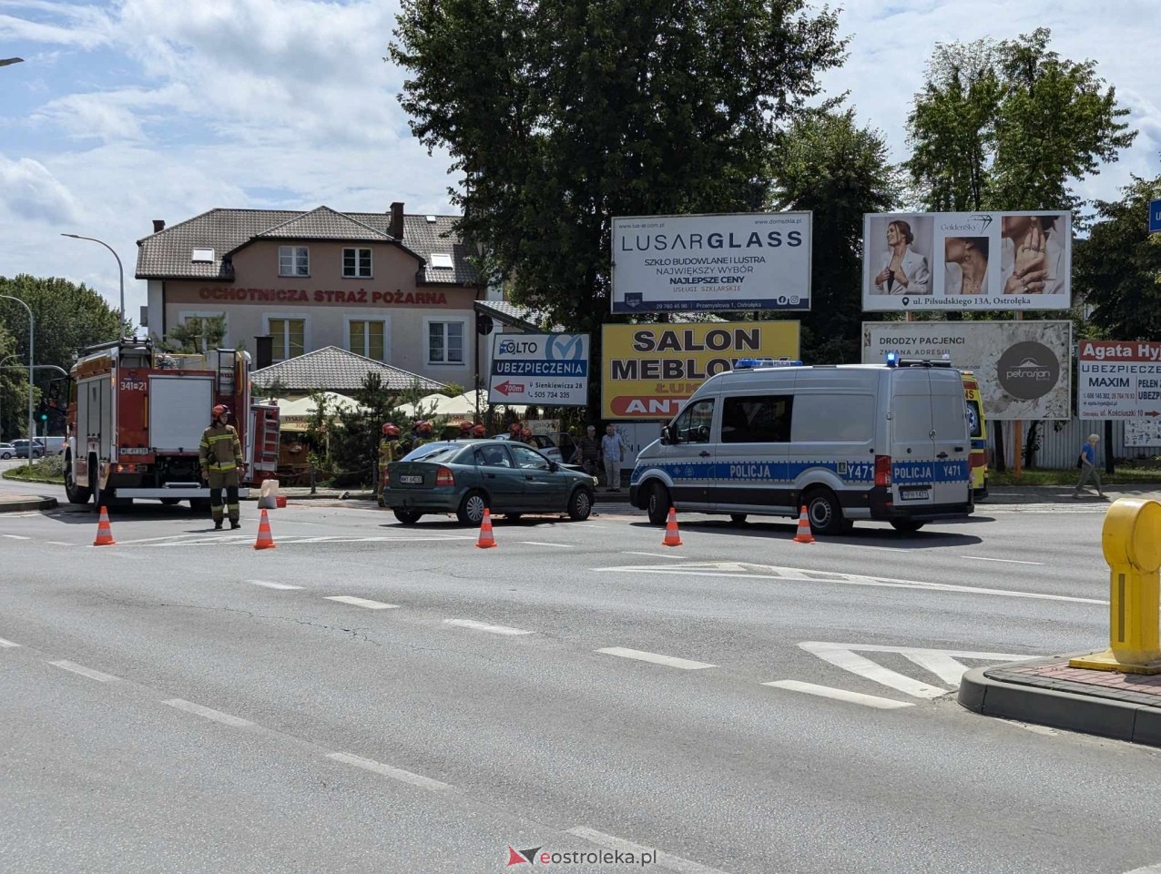 Wypadek w Ostrołęce [22.06.2024] - zdjęcie #3 - eOstroleka.pl