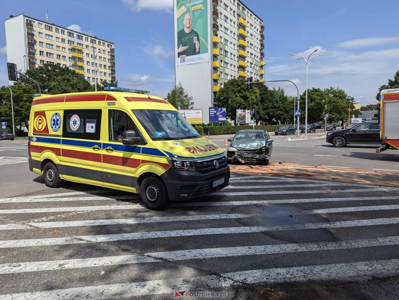 Wypadek w Ostrołęce [22.06.2024] - zdjęcie #1 - eOstroleka.pl
