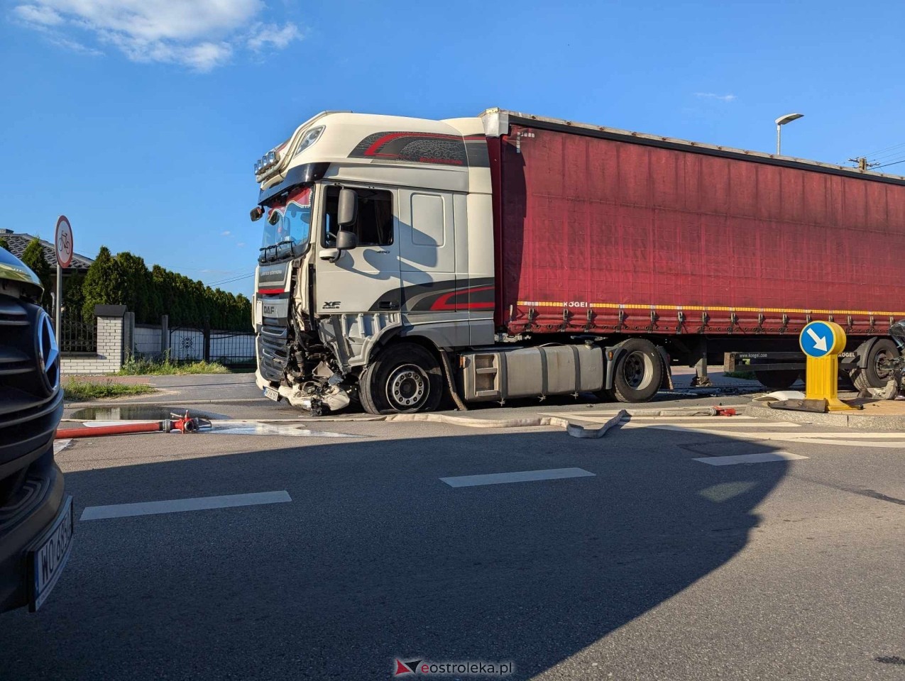 Wypadek na Ostrowskiej w Ostrołęce [29.06.2024] - zdjęcie #32 - eOstroleka.pl