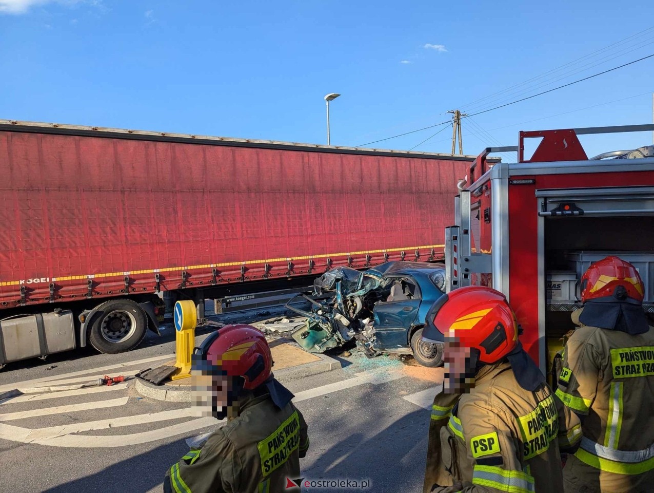 Wypadek na Ostrowskiej w Ostrołęce [29.06.2024] - zdjęcie #31 - eOstroleka.pl