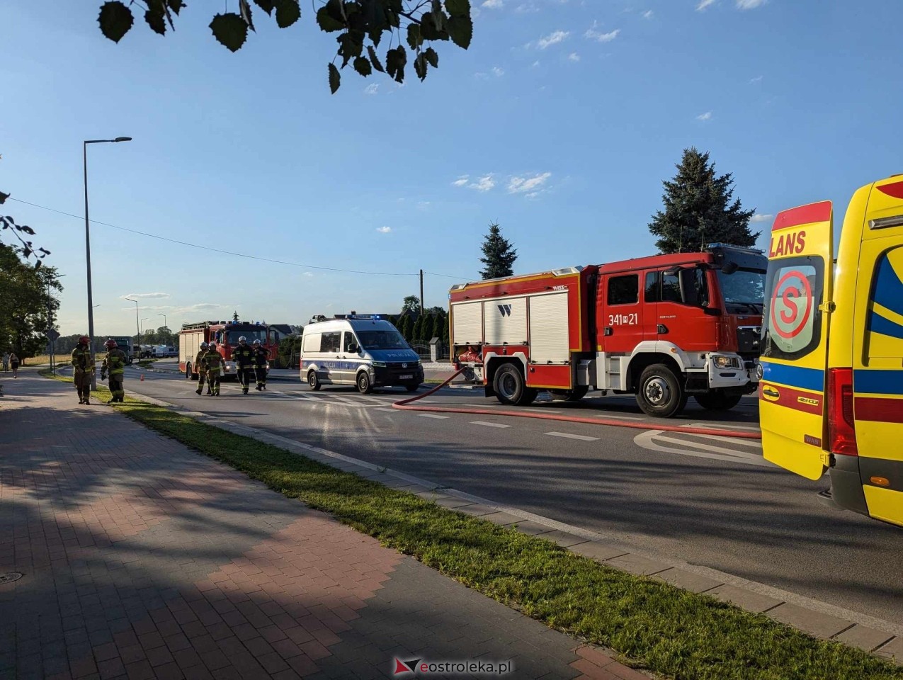 Wypadek na Ostrowskiej w Ostrołęce [29.06.2024] - zdjęcie #28 - eOstroleka.pl