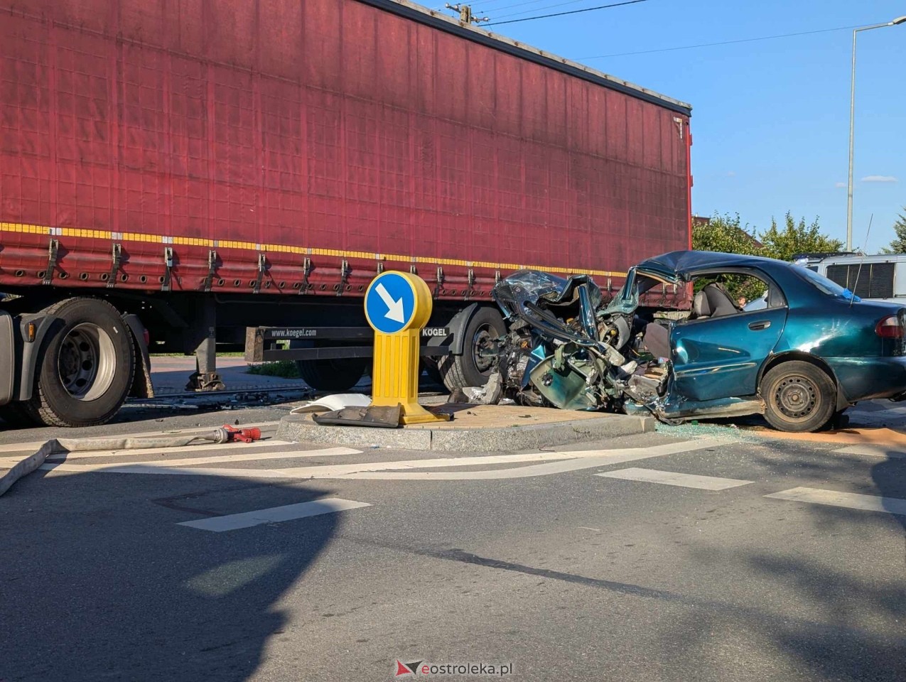Wypadek na Ostrowskiej w Ostrołęce [29.06.2024] - zdjęcie #24 - eOstroleka.pl