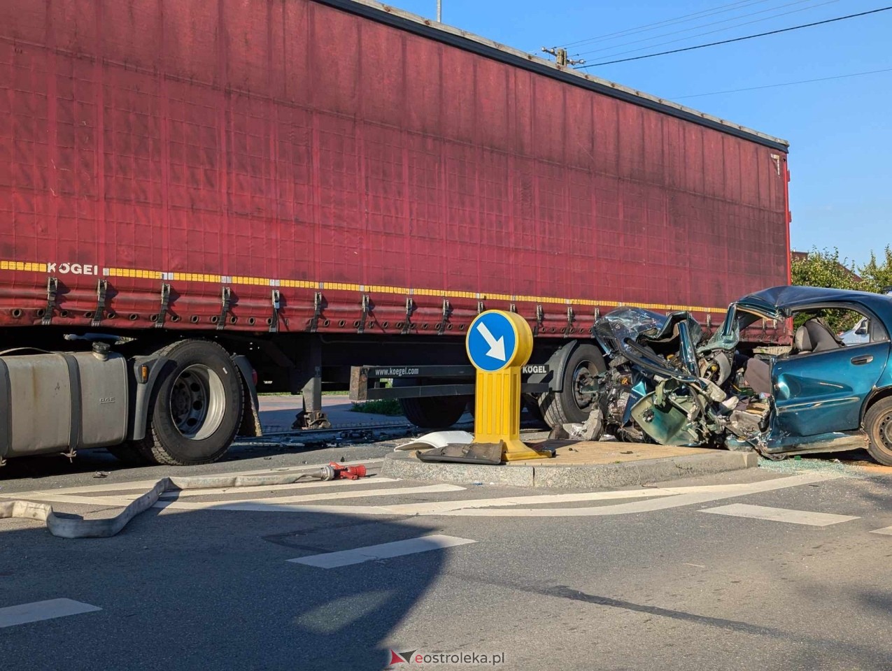 Wypadek na Ostrowskiej w Ostrołęce [29.06.2024] - zdjęcie #22 - eOstroleka.pl