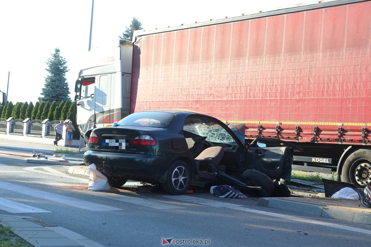 Wypadek na Ostrowskiej w Ostrołęce [29.06.2024] - zdjęcie #4 - eOstroleka.pl