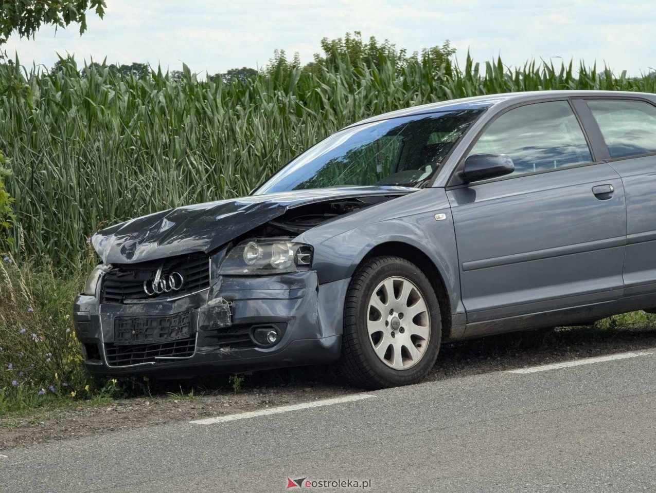 Kolizja na DK 53 w Dylewie [04.07.2024] - zdjęcie #20 - eOstroleka.pl